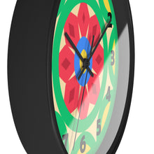 Load image into Gallery viewer, Green Mandala Wall Clock