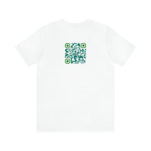 Load image into Gallery viewer, Power Unisex Jersey Short Sleeve Tee, QR Code T-shirt, Hidden Message t-shirt, Positive T-shirt, Empowering T-shirt, Uplifting Message T-shirt