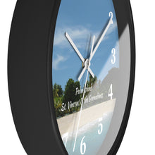 Load image into Gallery viewer, Palm Island Beach St. Vincent and the Grenadines Tropical Wall Clock