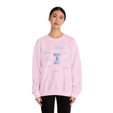 Load image into Gallery viewer, Z Alphabet Sweatshirt, Motivational, Mental Health, Alphabet Initial "Z" Unisex Heavy Blend™ Crewneck Sweatshirt, Self-affirming Sweatshirt