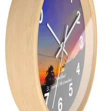 Load image into Gallery viewer, Union Island Sunset Wall Clock, Union Island St. Vincent and the Grenadines Sunset Wall Clock