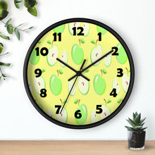 Load image into Gallery viewer, Green Apples Wall Clock