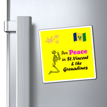 Load image into Gallery viewer, St. Vincent and the Grenadines Praying For Peace Magnet