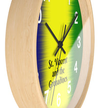Load image into Gallery viewer, National Colors St. Vincent and the Grenadines Wall Clock