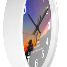 Load image into Gallery viewer, Union Island Sunset Wall Clock, Union Island St. Vincent and the Grenadines Sunset Wall Clock