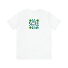Load image into Gallery viewer, Compassion is Soul Food Unisex Jersey Short Sleeve Tee, QR Code T-shirt, Hidden Message t-shirt, Positive T-shirt
