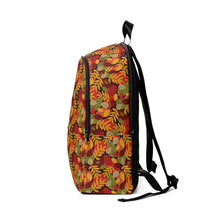 Load image into Gallery viewer, Unisex Fabric Backpack with a Leaf Pile Vintage Design