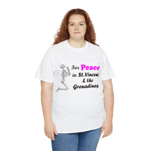 Load image into Gallery viewer, St. Vincent and the Grenadines Praying For Peace Unisex Heavy Cotton Tee