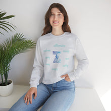Load image into Gallery viewer, Z Alphabet Sweatshirt, Motivational, Mental Health, Alphabet Initial "Z" Unisex Heavy Blend™ Crewneck Sweatshirt, Self-affirming Sweatshirt