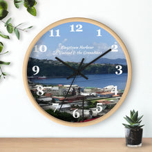 Load image into Gallery viewer, Kingstown City and Harbor St. Vincent and the Grenadines Photo Wall Clock