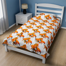 Load image into Gallery viewer, Goldfish Velveteen Plush Blanket