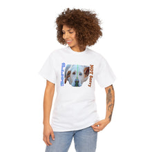 Load image into Gallery viewer, Sorry, Not Sorry Heterochromia Dog Unisex Heavy Cotton Tee