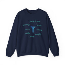 Load image into Gallery viewer, Y Alphabet Sweatshirt, Alphabet Initial "Y" Motivational, Optimistic, Mental Health, Unisex Heavy Blend™ Crewneck Sweatshirt, Self-affirming Sweatshirt