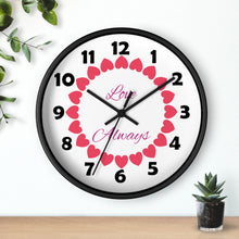 Load image into Gallery viewer, Love Always Wall Clock, Heart Ring Wall Clock