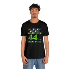 Load image into Gallery viewer, St. Vincent and the Grenadines 44th Independence Day, National Colors Unisex Jersey Short Sleeve Tee