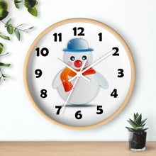 Load image into Gallery viewer, Snowman Wall Clock Whimsical Winter Snowman Wall Clock – Cute & Festive Timepiece
