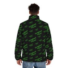 Load image into Gallery viewer, Original Vincy Black Men's Puffer Jacket (AOP)
