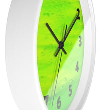 Load image into Gallery viewer, Lime Green Color Wall Clock