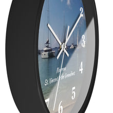 Load image into Gallery viewer, Mayreau Beach St. Vincent and the Grenadines 10 inch round Wall Clock