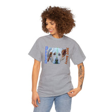 Load image into Gallery viewer, Sorry, Not Sorry Heterochromia Dog Unisex Heavy Cotton Tee