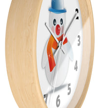 Load image into Gallery viewer, Snowman Wall Clock Whimsical Winter Snowman Wall Clock – Cute & Festive Timepiece