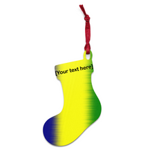 Load image into Gallery viewer, St. Vincent and the Grenadines National Colors Wooden ornaments - Personalized