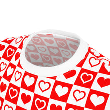 Load image into Gallery viewer, Lover t-shirt, Valentines Day, Love Shirt, Hearts t-shirt Unisex Tee (AOP)