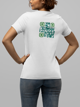 Load image into Gallery viewer, Perseverance Unisex Jersey Short Sleeve Tee, QR Code T-shirt, Hidden Message t-shirt, Positive T-shirt, Empowering T-shirt, Uplifting Message T-shirt