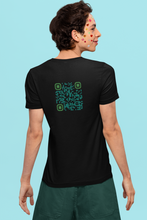 Load image into Gallery viewer, Cultivate Joy and Happiness Unisex Jersey Short Sleeve Tee, QR Code T-shirt, Hidden Message t-shirt, Positive T-shirt