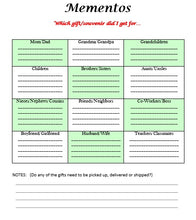 Load image into Gallery viewer, Ultimate Gift and Souvenir Organizer: 3 Printable Travel Planner Inserts for Stress-Free Shopping