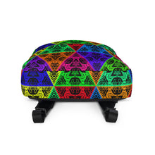 Load image into Gallery viewer, Unisex Backpack Psychedelic Triangles