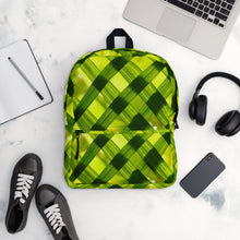 Load image into Gallery viewer, Backpack Grass Green Strips