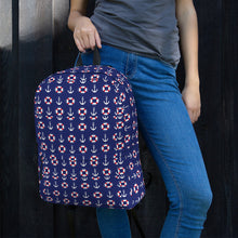 Load image into Gallery viewer, Nautical Unisex Backpack