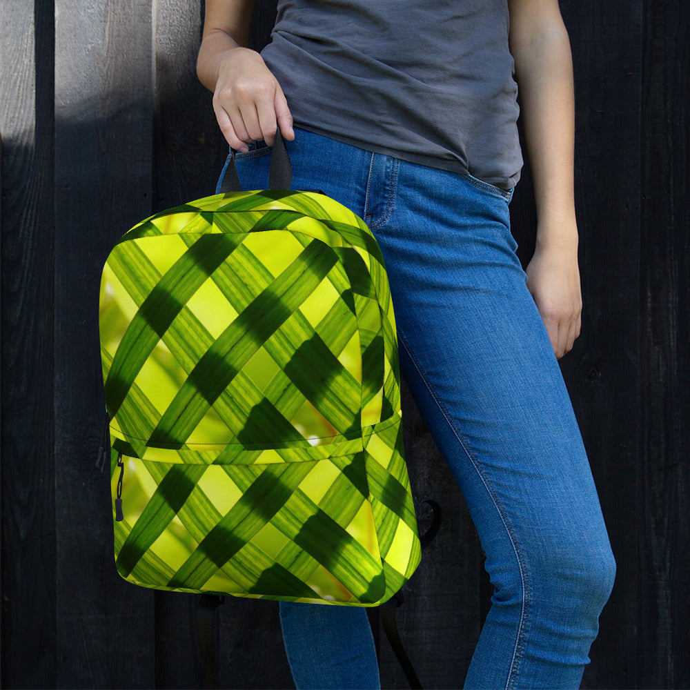 Nutcracker Green Pattern Print Backpack main image 1