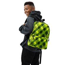 Load image into Gallery viewer, Backpack Grass Green Strips