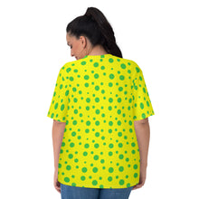 Load image into Gallery viewer, Green Spotted Yellow Women's T-shirt