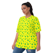 Load image into Gallery viewer, Green Spotted Yellow Women's T-shirt