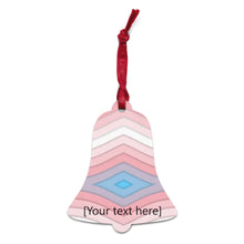Load image into Gallery viewer, Pastel Wave Wooden ornaments - Personalized