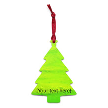 Load image into Gallery viewer, Green Wooden ornament Blanks - Personalized