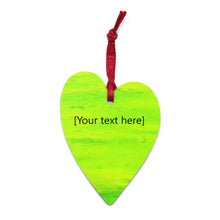 Load image into Gallery viewer, Green Wooden ornament Blanks - Personalized