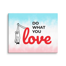 Load image into Gallery viewer, Motivational poster with 'Do What You Love' text and a sloth icon on a gradient background.