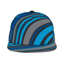Load image into Gallery viewer, Blue Fractals Snapback Hat