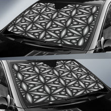 Load image into Gallery viewer, Vehicle Sun Shade Black and White Geometric