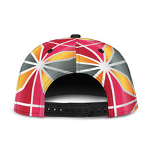 Load image into Gallery viewer, Pink, Orange and Gray Geometric Classic Hat
