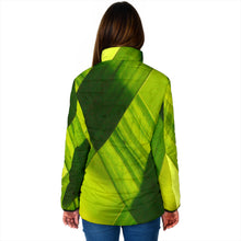 Load image into Gallery viewer, Women's Padded Jacket - Green Grass Design