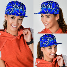 Load image into Gallery viewer, Blue Marble Snapback Hat