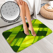 Load image into Gallery viewer, 3 Piece Bathroom Set - Green Grass, Custom Green Grass Bathroom Mat Set – 3-Piece Non-Slip Plush Bath Rug Ensemble