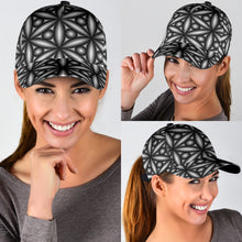 Load image into Gallery viewer, Black Geometric Classic Cap