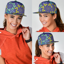 Load image into Gallery viewer, Bubble Floral Snapback Hat