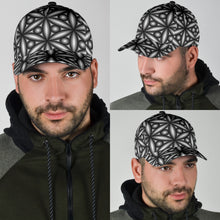 Load image into Gallery viewer, Black Geometric Classic Cap